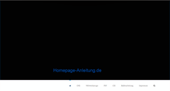 Desktop Screenshot of homepage-anleitung.de